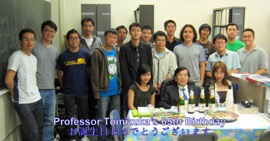 Prof. Tomizuka's birthday